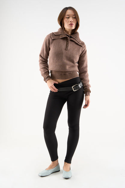 Agnes Brown Knit
