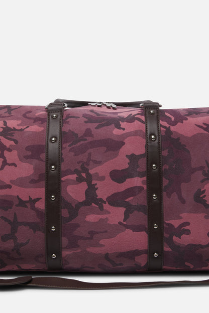 Camo Wine Duffle Bag