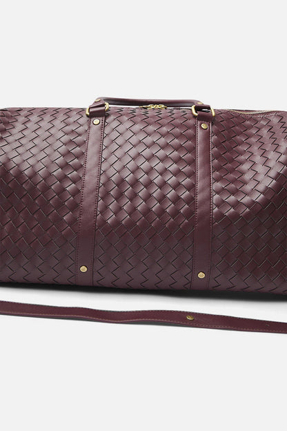 Country Burgundy Duffle Bag