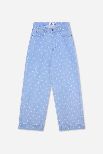 Dots Light Blue Pants