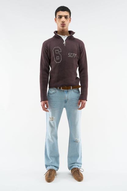 Date Burgundy Knit