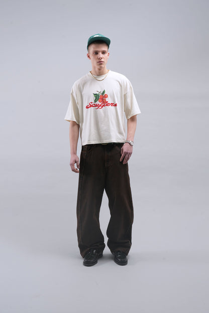 Tropical Ecru T-Shirt