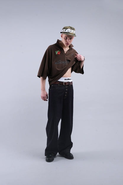 Tropical Brown Polo
