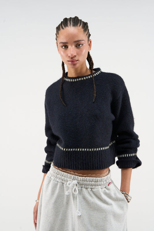 Handmade Blue Knit
