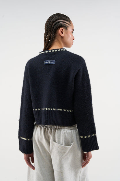 Handmade Blue Knit