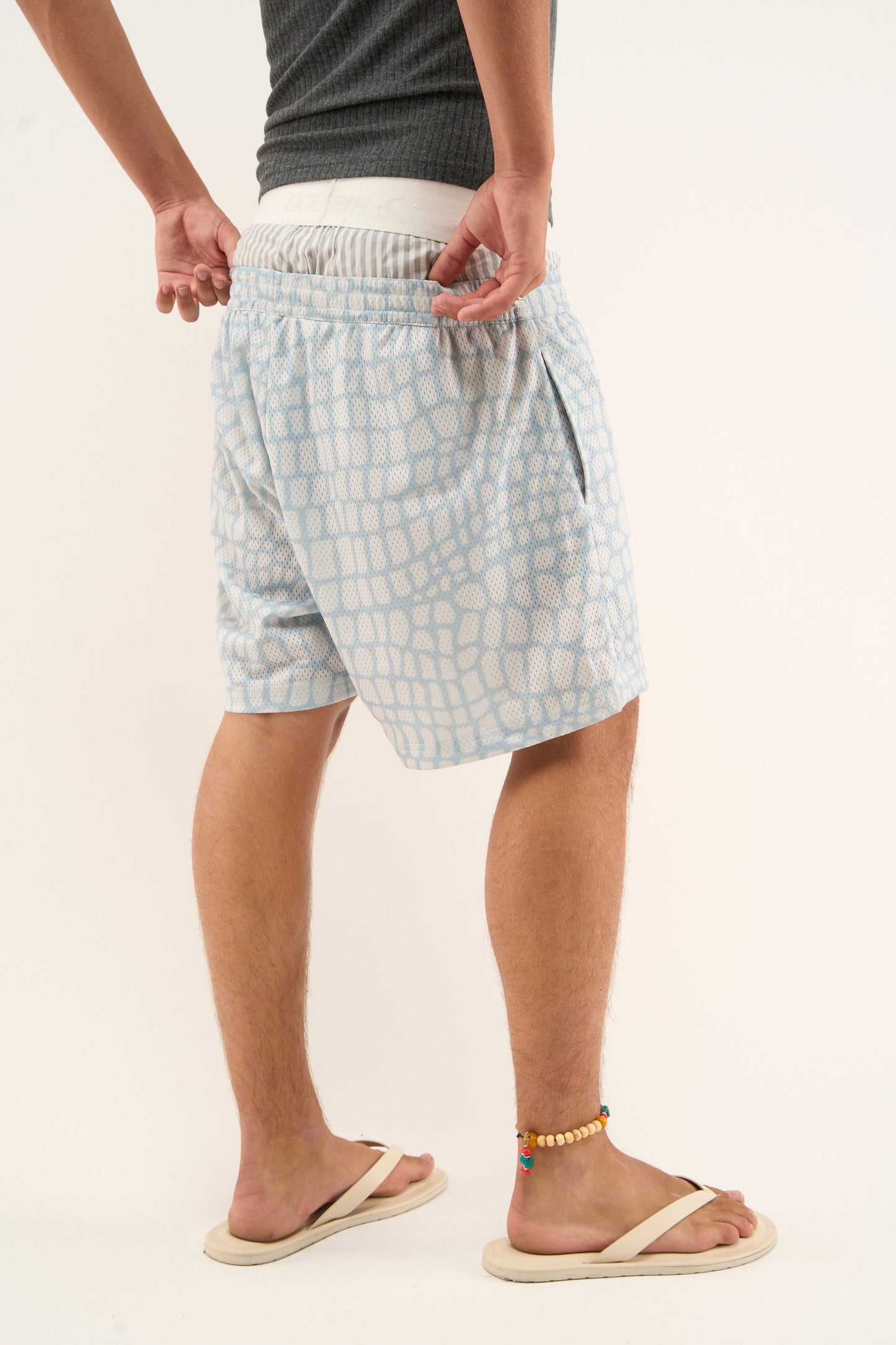 Liens Blue Shorts