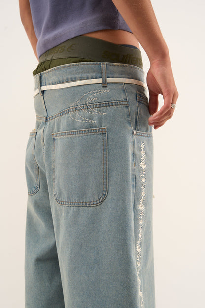 Woodstock Blue Shorts