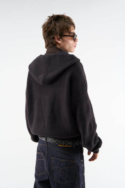 Nowhere Dark Knit Zipper
