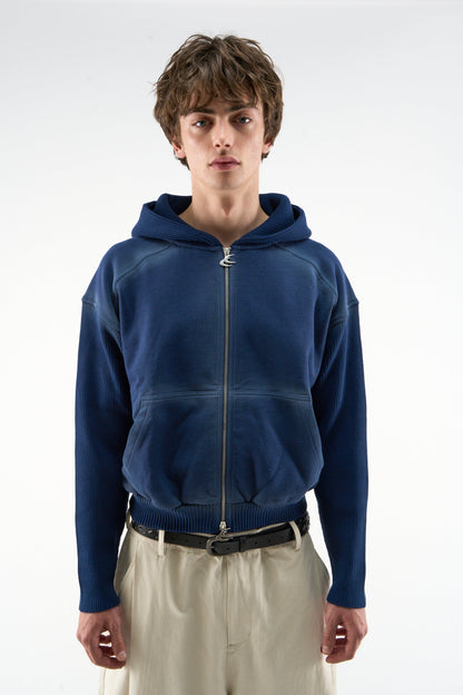 Exit Navy Zipper