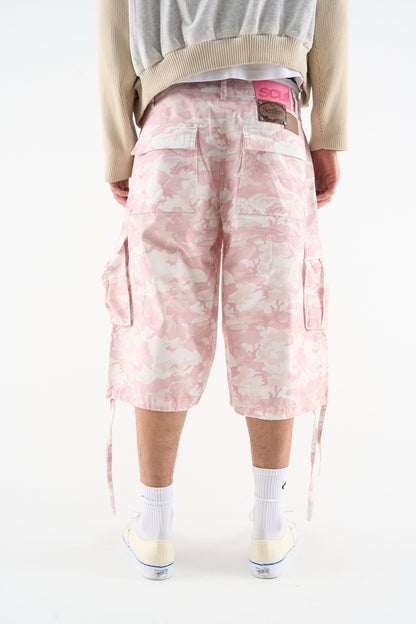 Funk Pink Camo Jorts