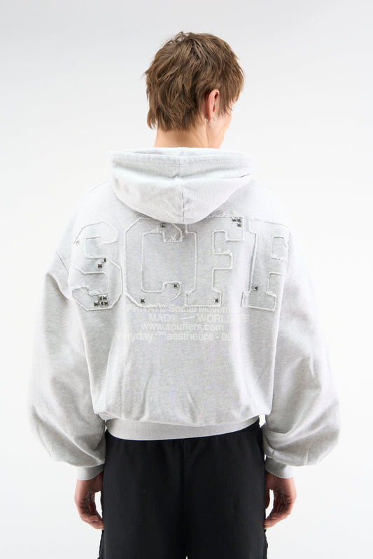 Worldwide Grey Melange Hoodie
