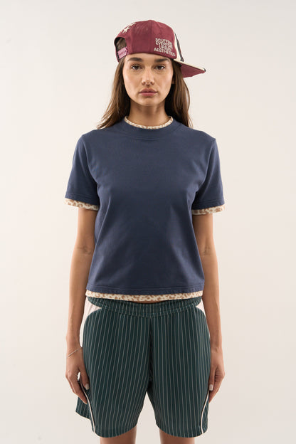 Leo Navy Top