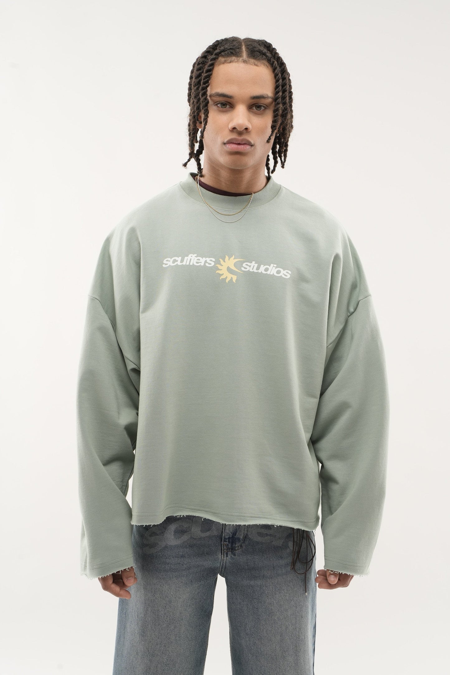 Not Ibiza Again Light Green Sweatshirt