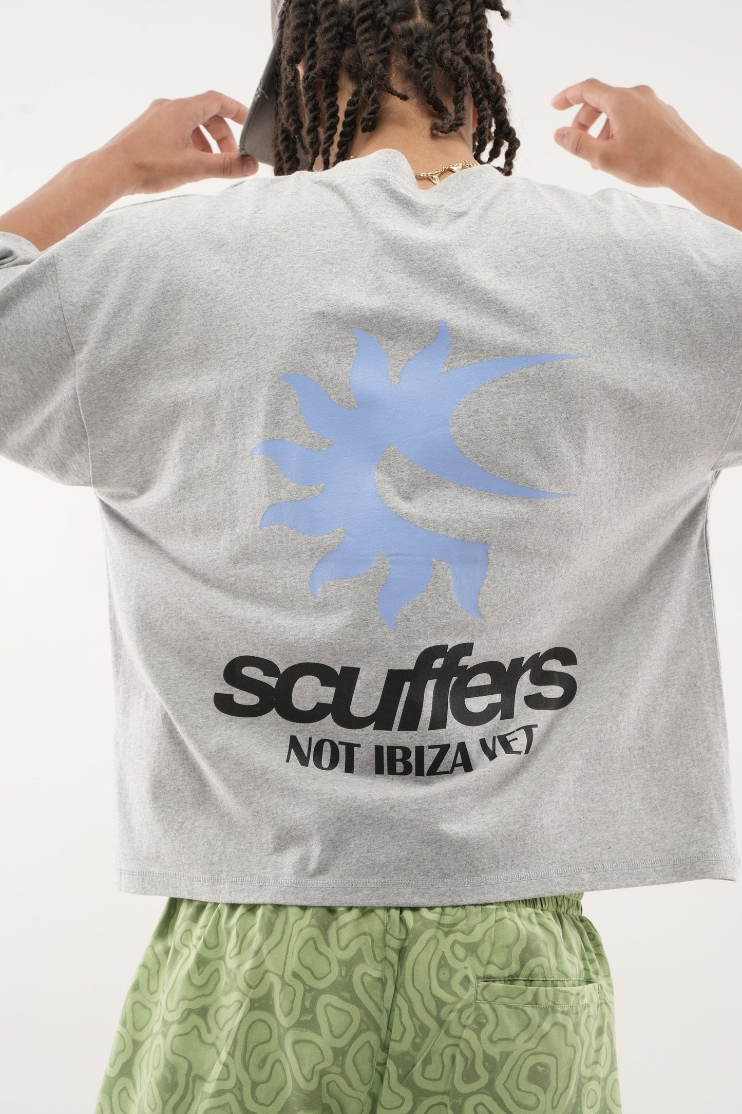 Not Ibiza Again Light Grey T-Shirt