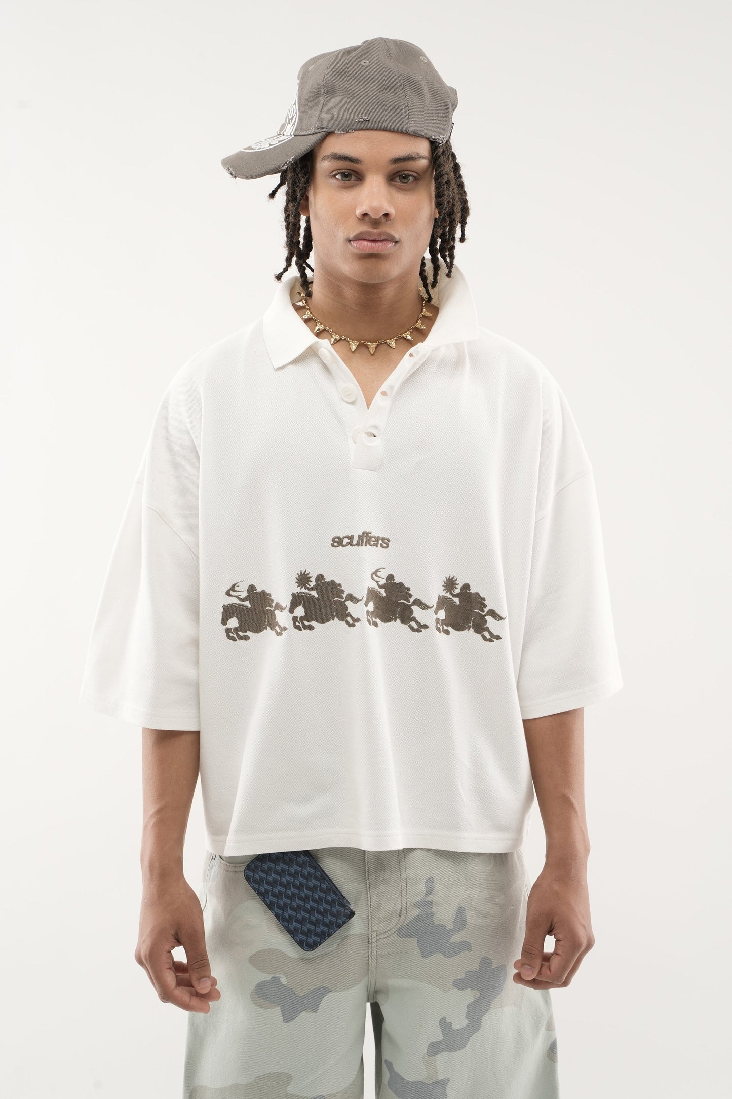 The Race Ecru Polo