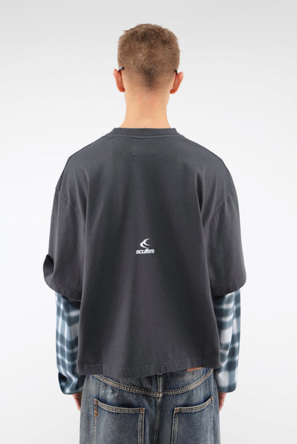 Blur Kurtis Navy Longsleeve