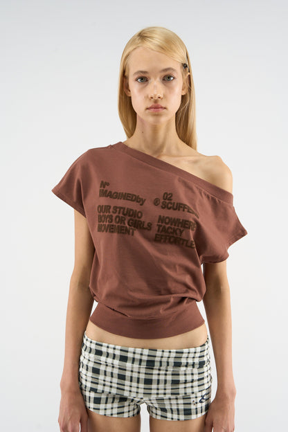 Anastasia Brown Top