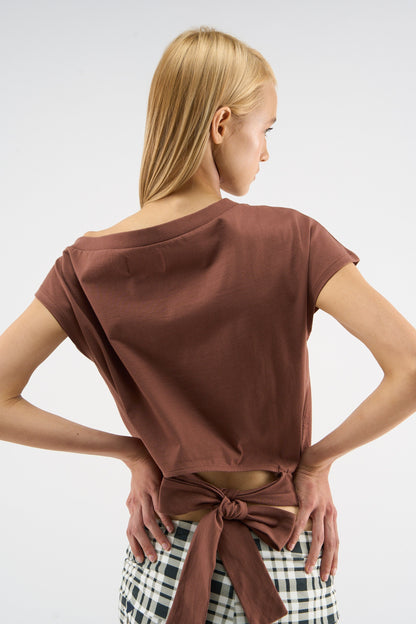 Anastasia Brown Top