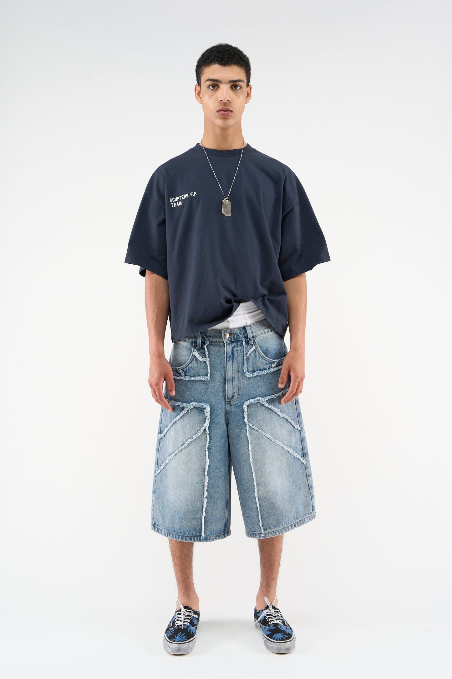 OPS Blue Jorts