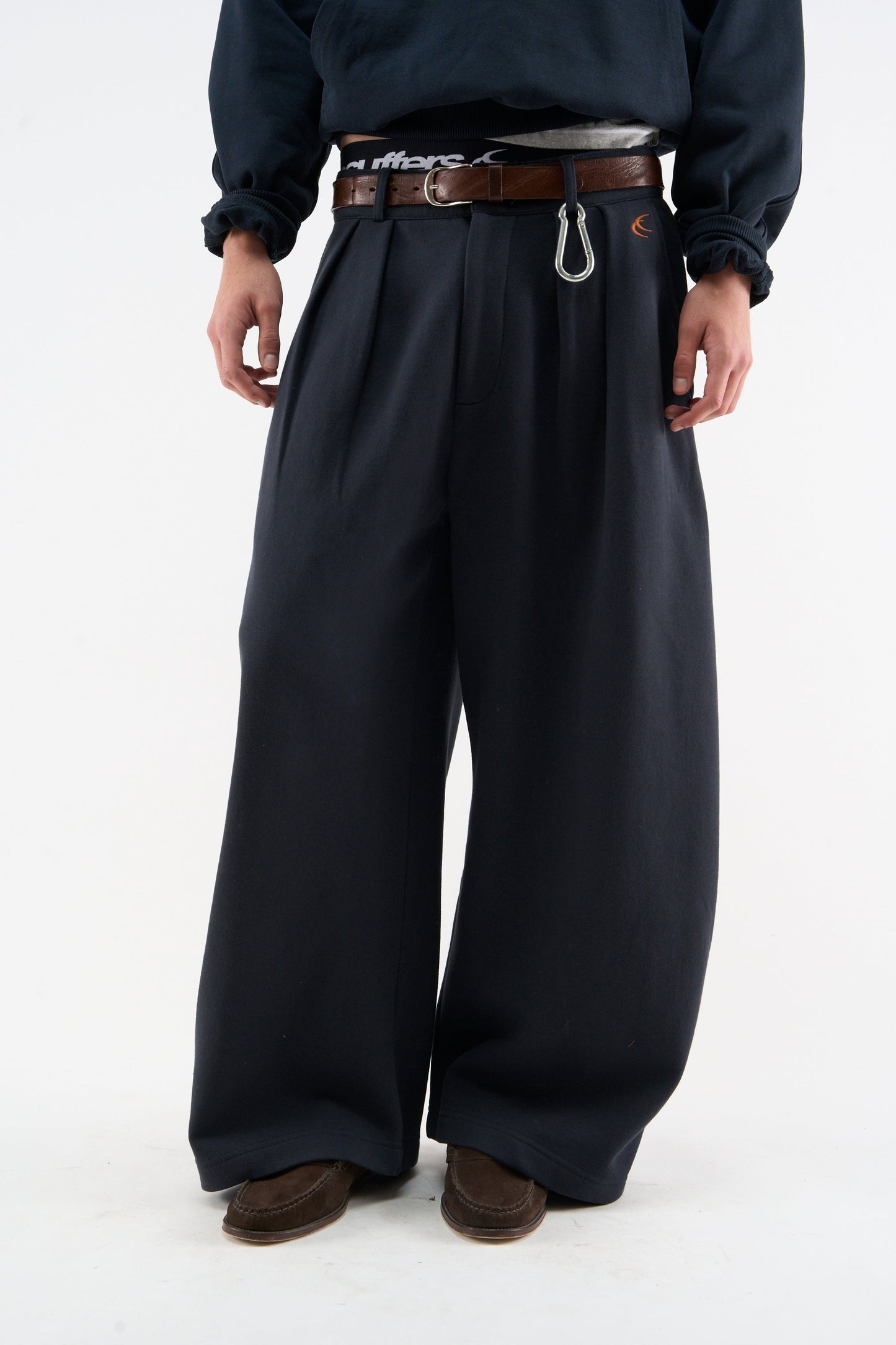 Shell Navy Blue Sweatpants