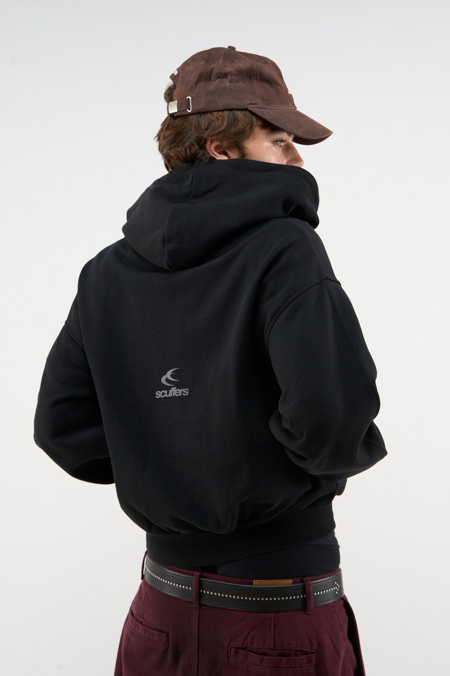 Steel Black Zipper