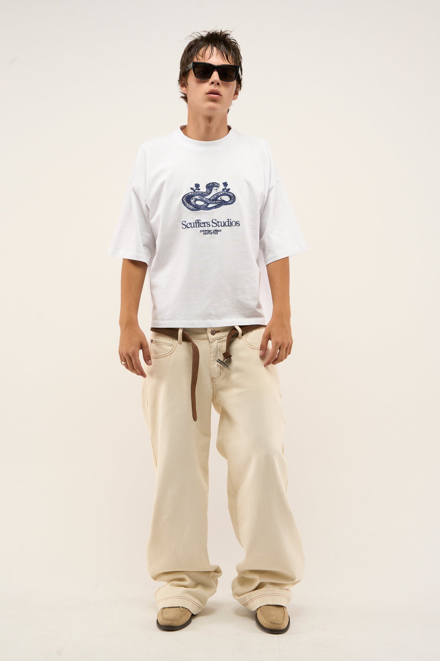 Snake White T-Shirt