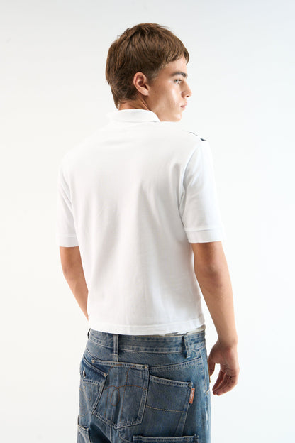 CLG White Polo