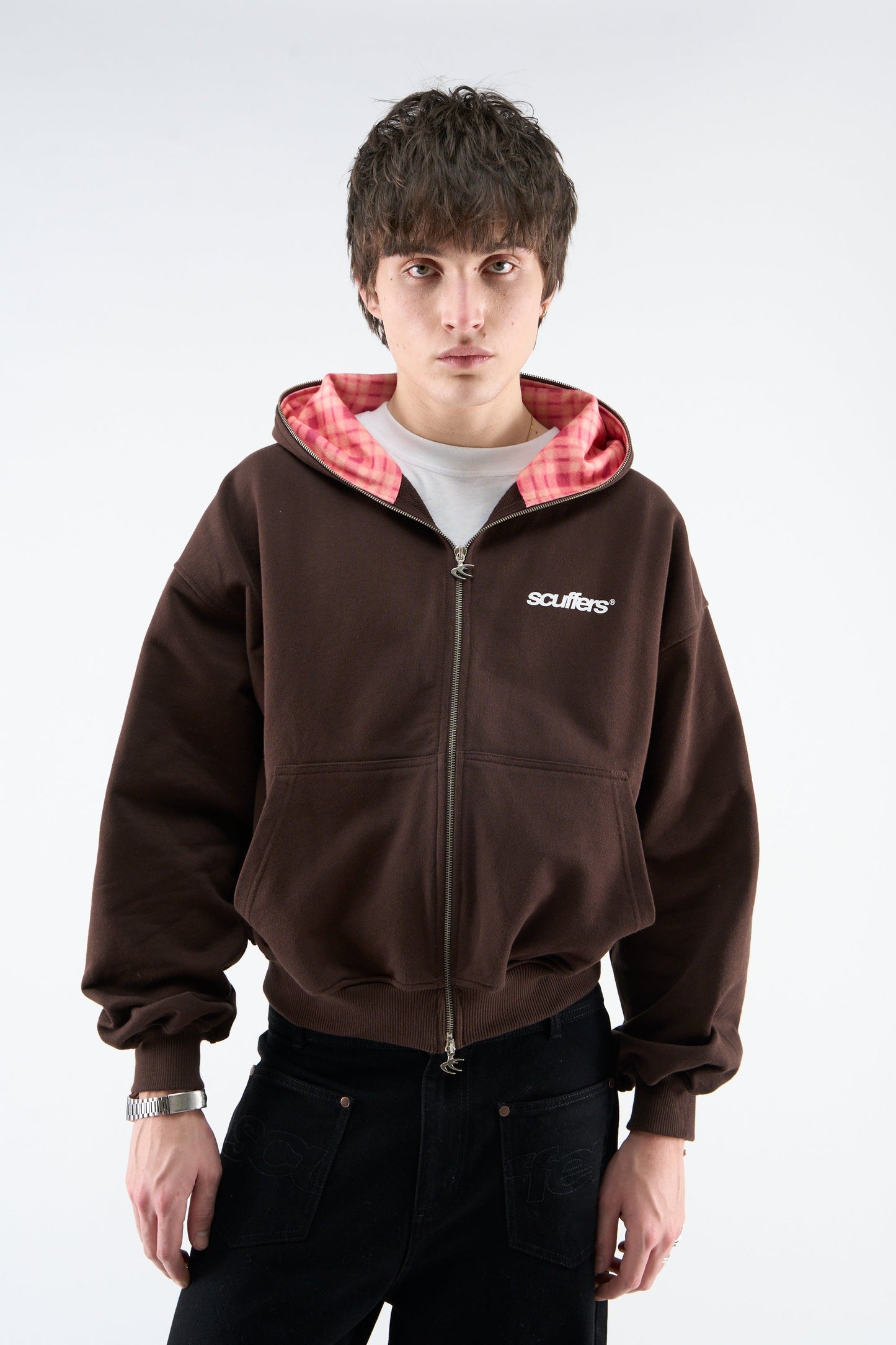 Gothic Brown Zipper