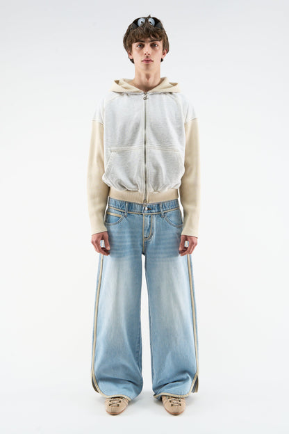 Brief Light Blue Pants