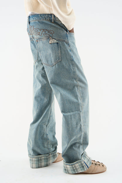 Oak Light Blue Pants