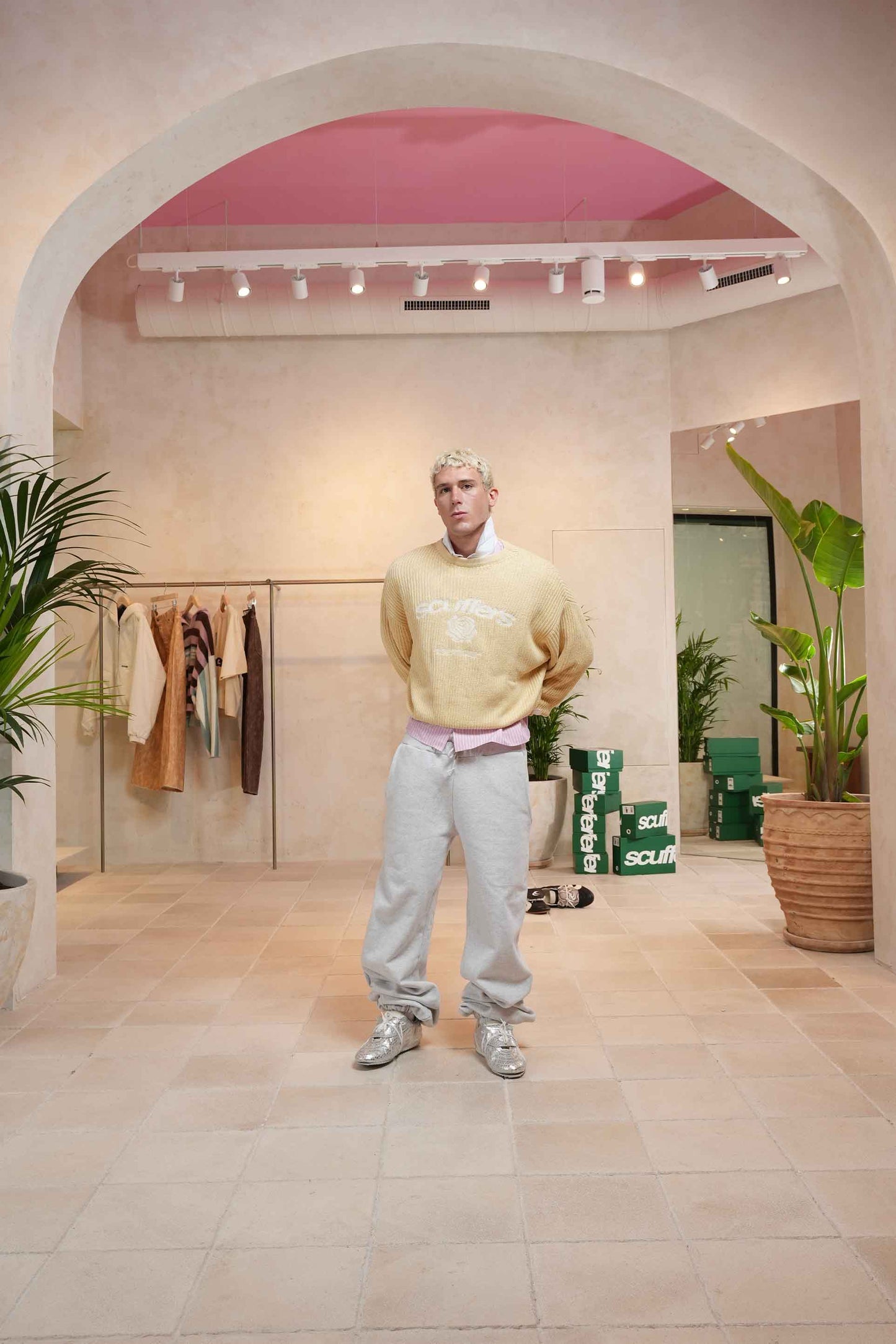 Everyday Grey Melange Pants