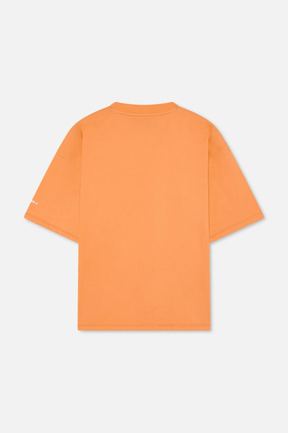 Earphones Orange T-Shirt