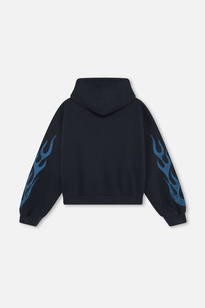 Flame Navy Zipper