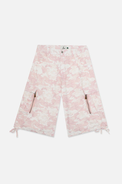 Funk Pink Camo Jorts