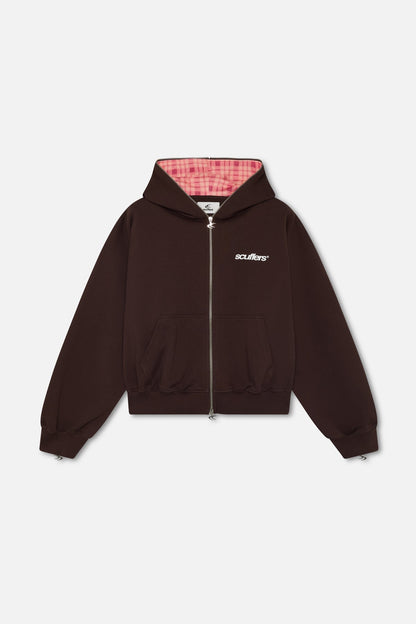 Gothic Brown Zipper