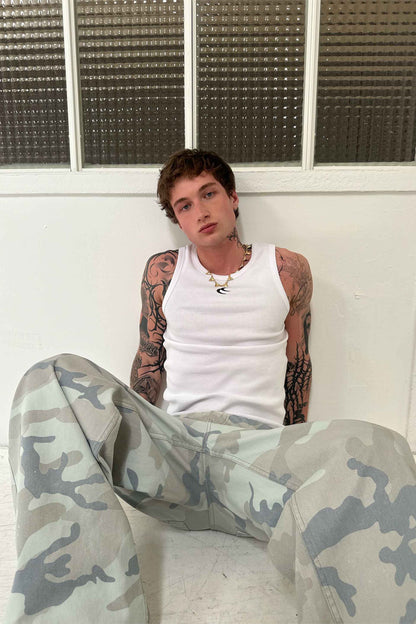 Radiant Light Blue Camo Pants