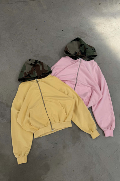 Mask Yellow Zipper