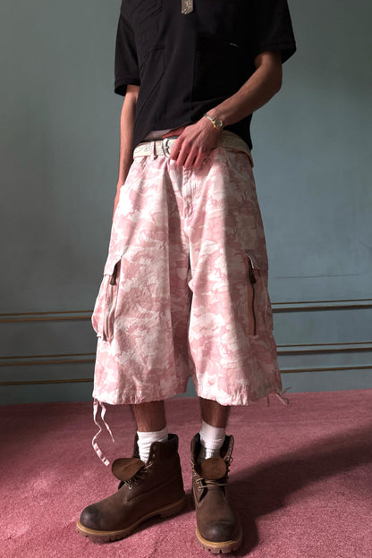 Funk Pink Camo Jorts