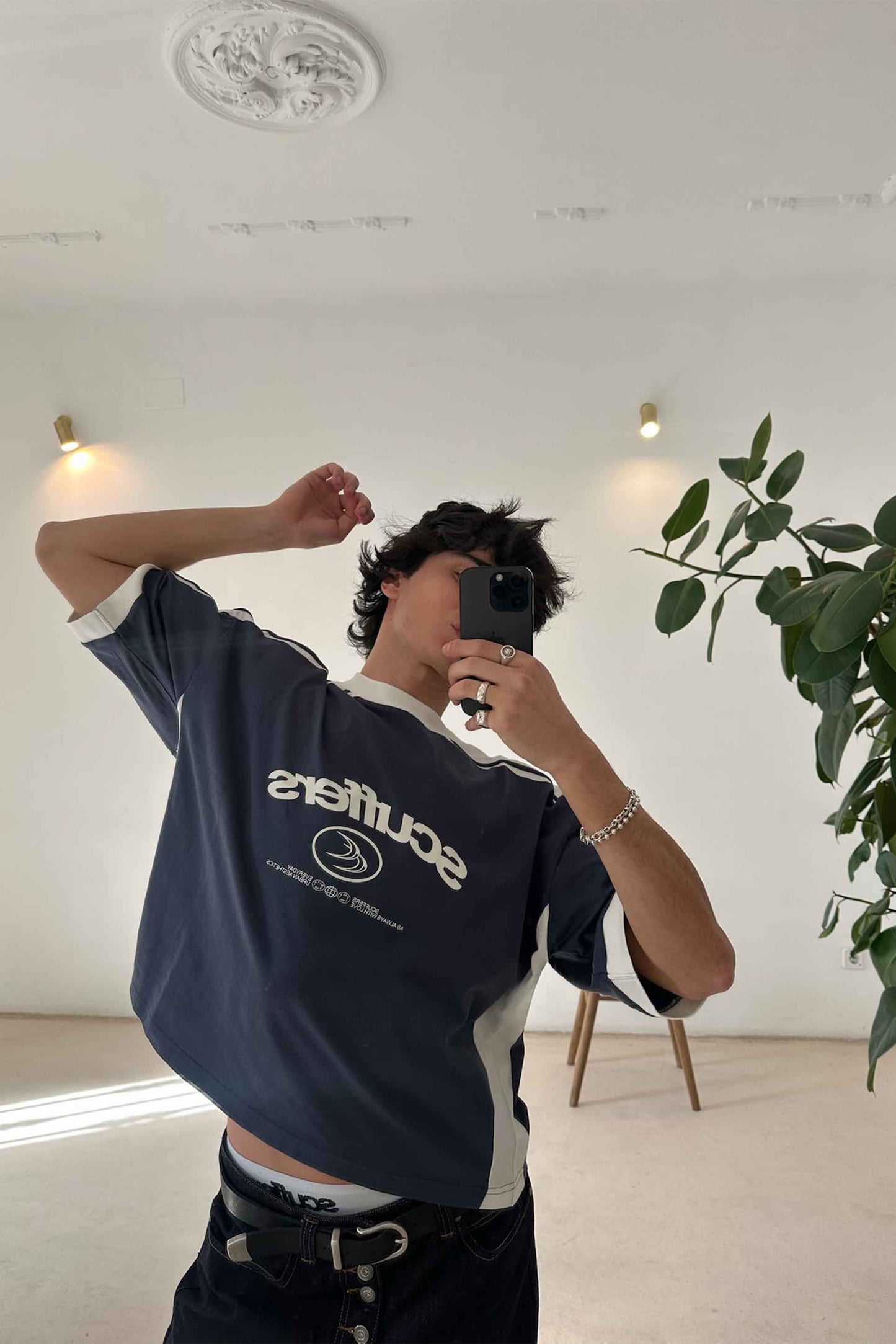 Effortless Navy T-Shirt