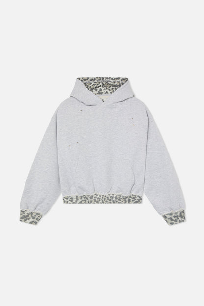 Leo Grey Melange Hoodie