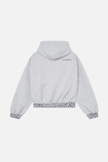 Leo Grey Melange Hoodie