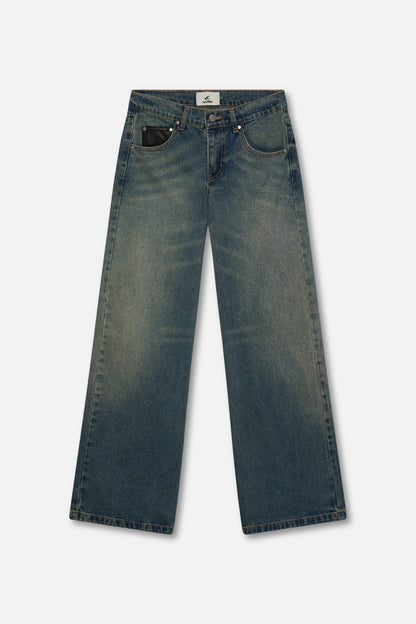 Marlen Washed Blue Pants