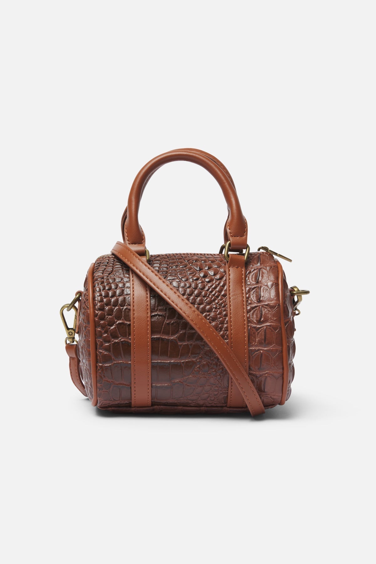 Mini Brown Duffle Bag