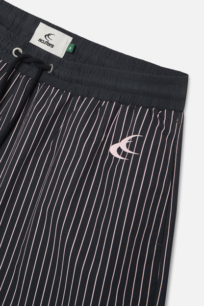 Pinstripe Black Swimpants