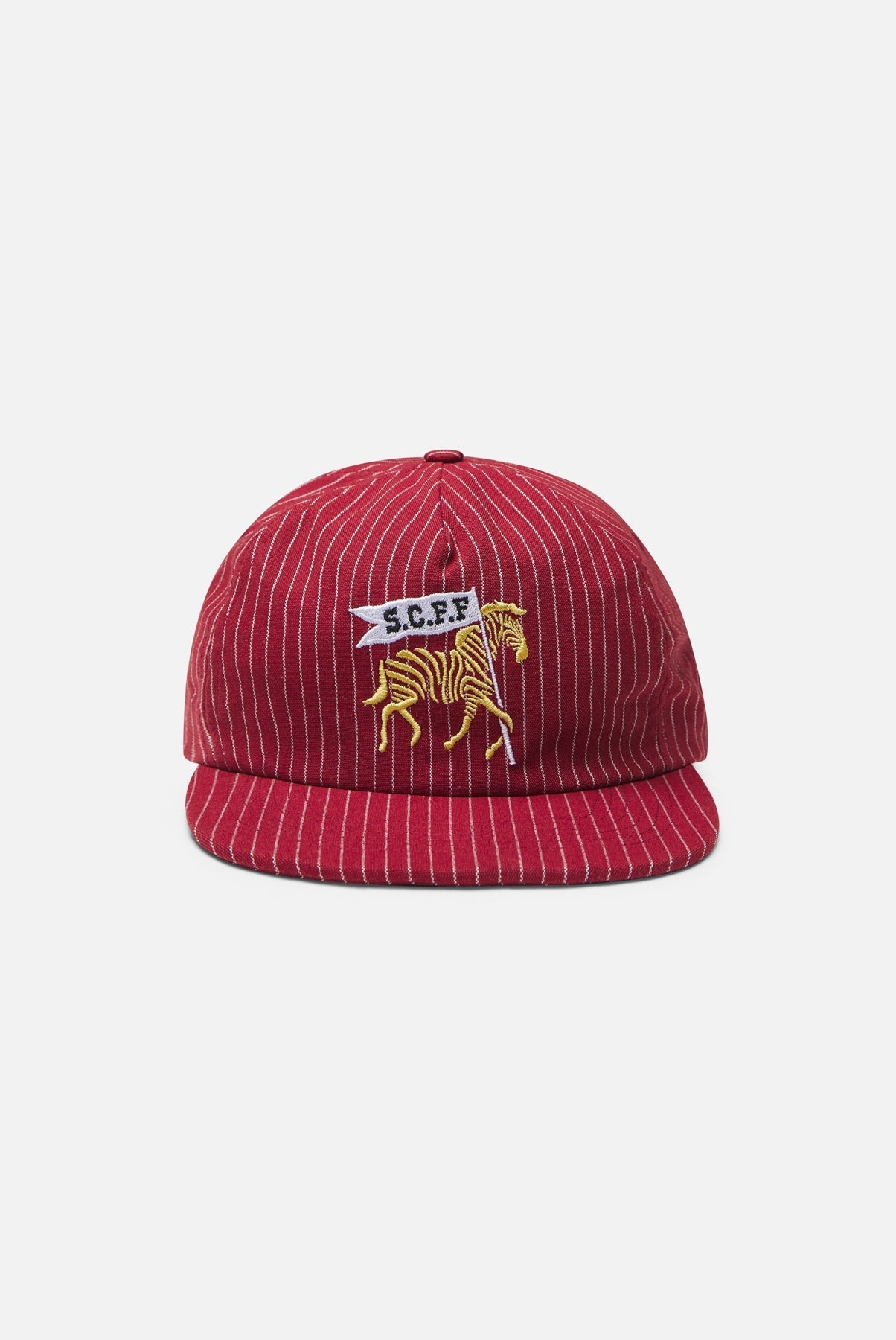 Pinstripe Burgundy Cap