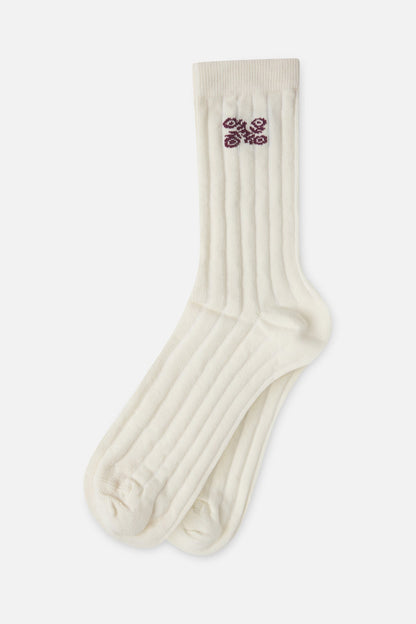 Pollen Ecru Socks
