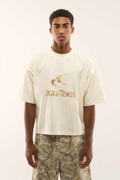 Real Flower Ecru T-Shirt