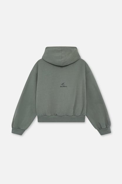 Raw Green Hoodie