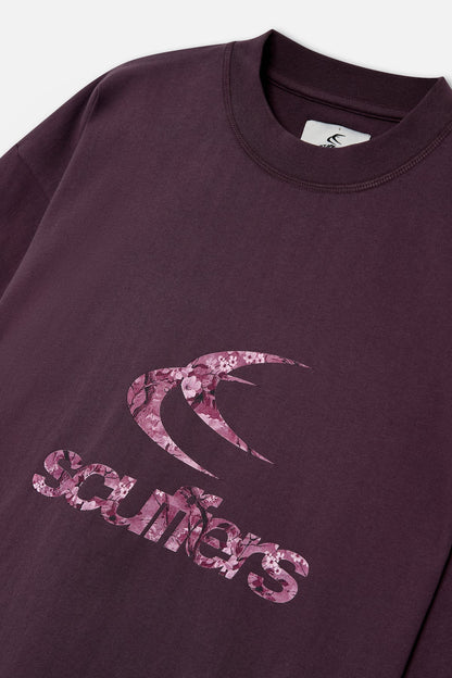 Real Flower Burgundy T-Shirt