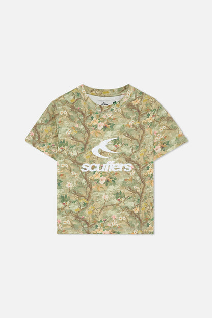 Real Flower Fitted T-Shirt